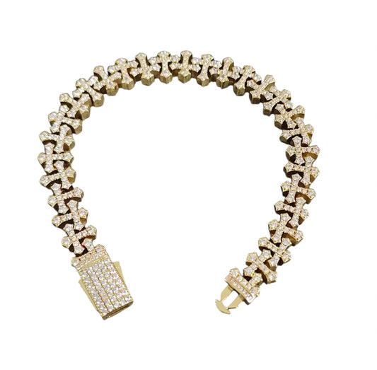ICED CROSS BRACELETS