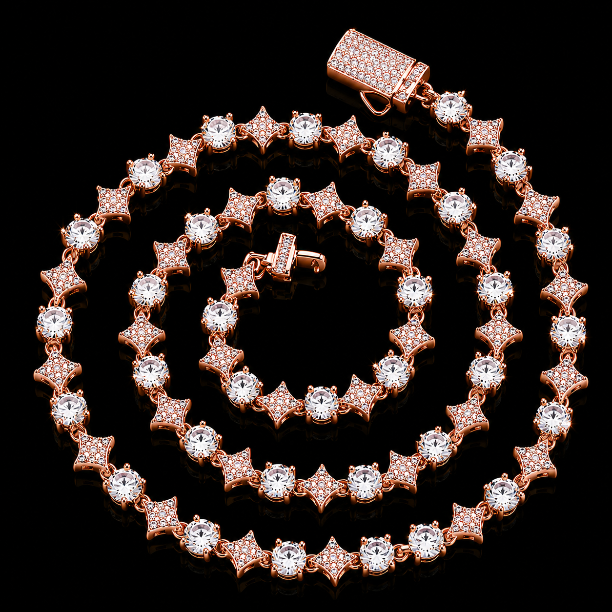 CELESTIAL ICE STAR TENNIS CHAIN