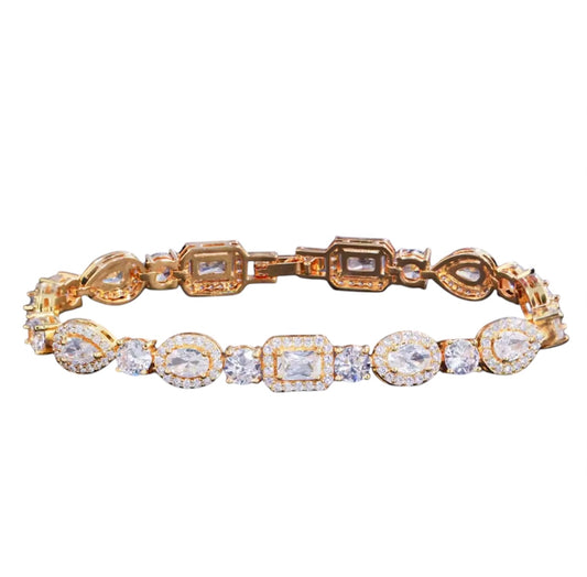 ICED MULTI STONE BRACELETS