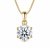 gold / 5mm-0.5ct / 45-50cm