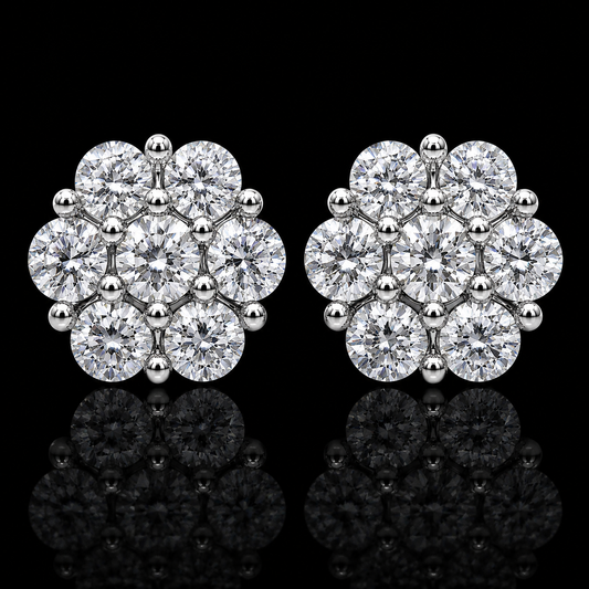 FLOWER STUD EARRING