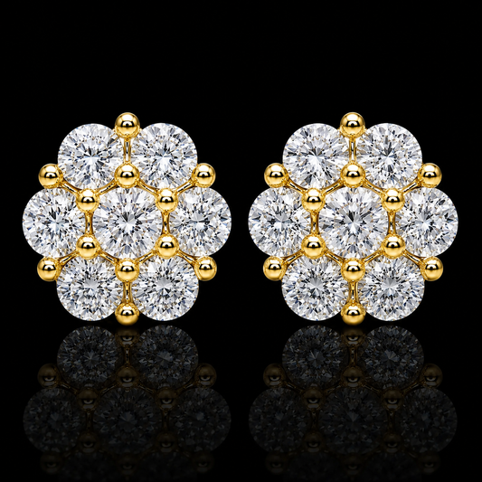 FLOWER STUD EARRING