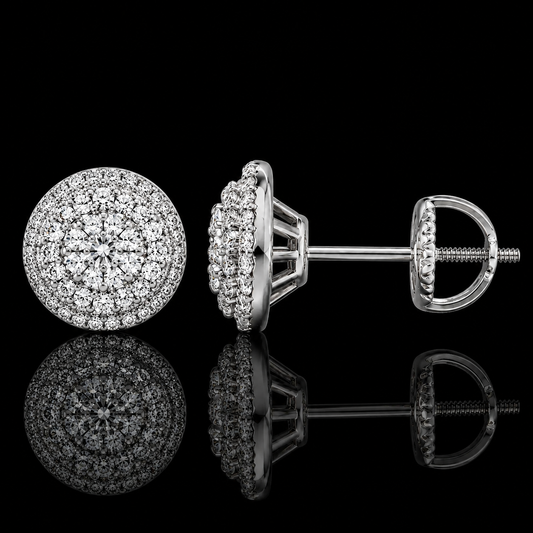 SPHERE BLOOM STUD EARRINGS