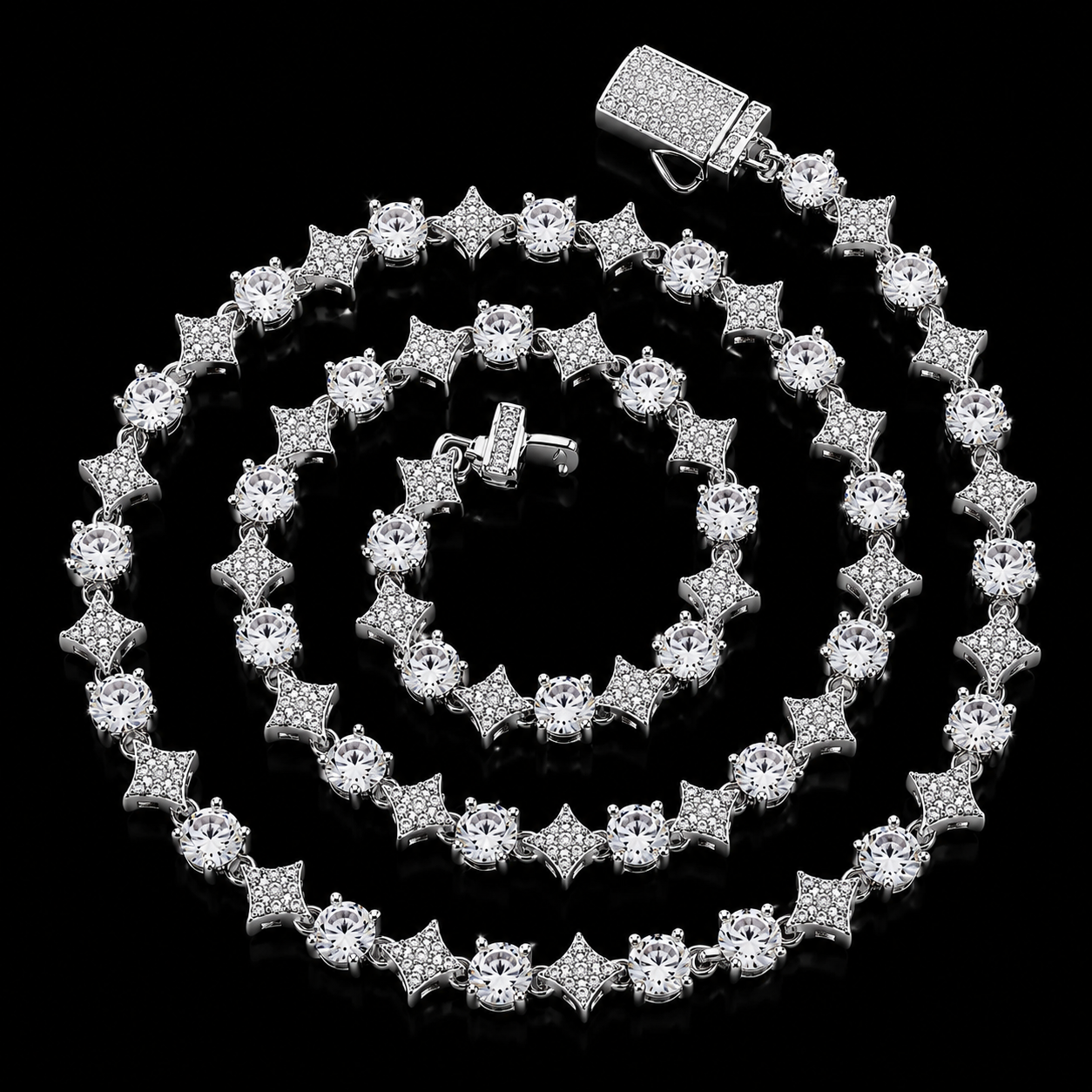 CELESTIAL ICE STAR TENNIS CHAIN