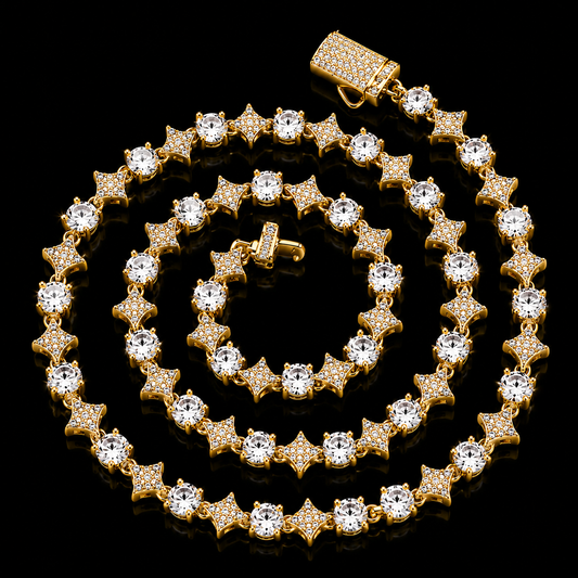 CELESTIAL ICE STAR TENNIS CHAIN