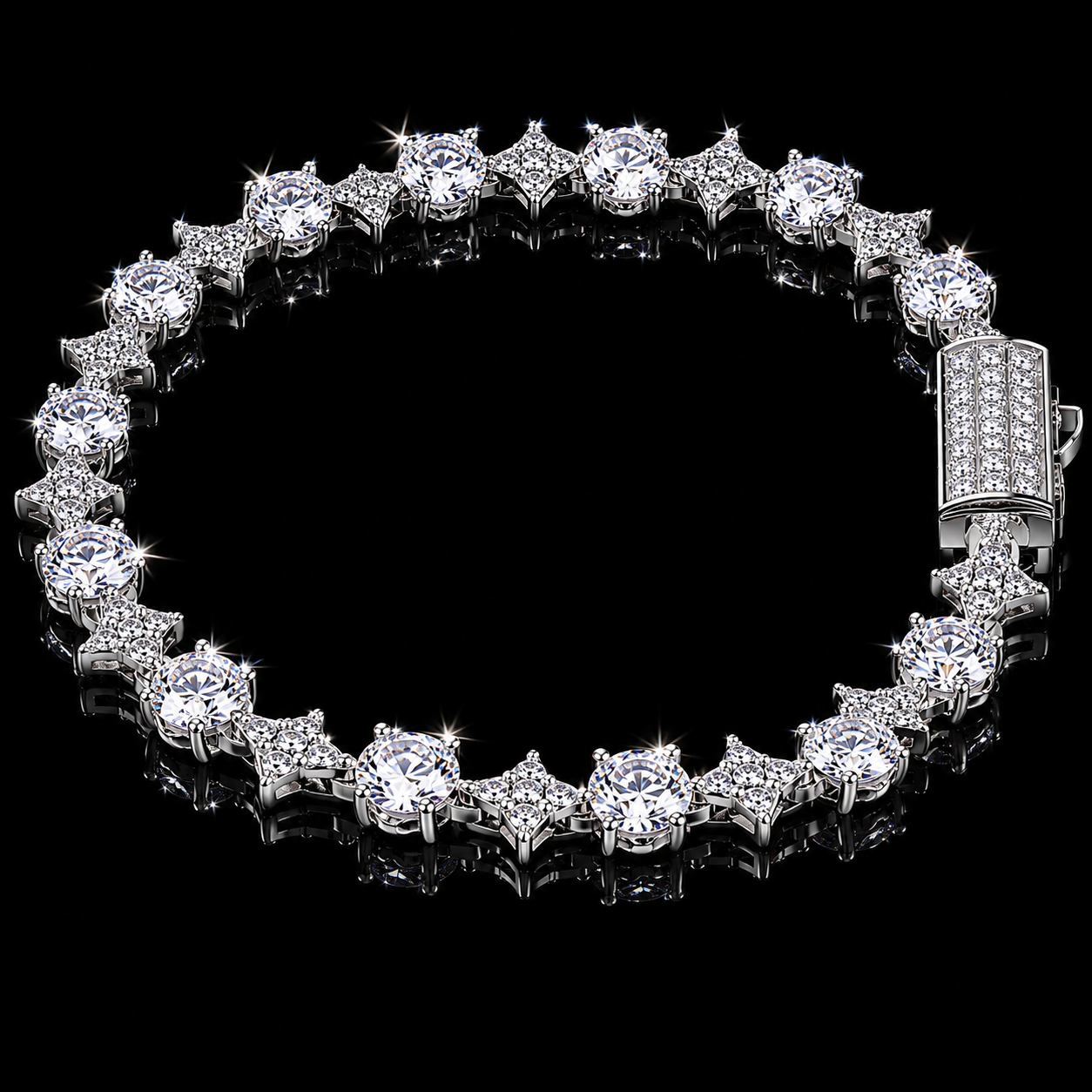 CELESTIA STAR TENNIS BRACELET