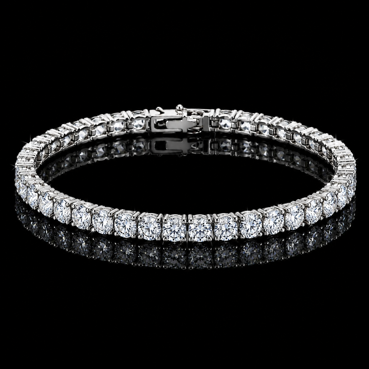 CLASSIC ICE TENNIS BRACELETS – 4MM