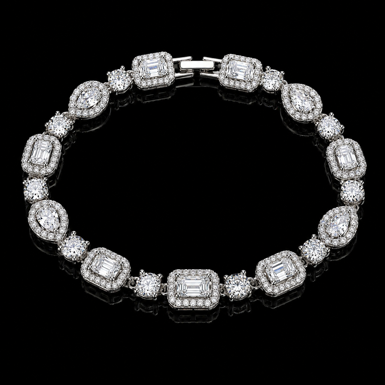 ICED MULTI STONE BRACELETS