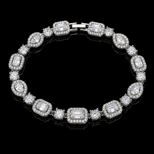 ICED MULTI STONE BRACELETS
