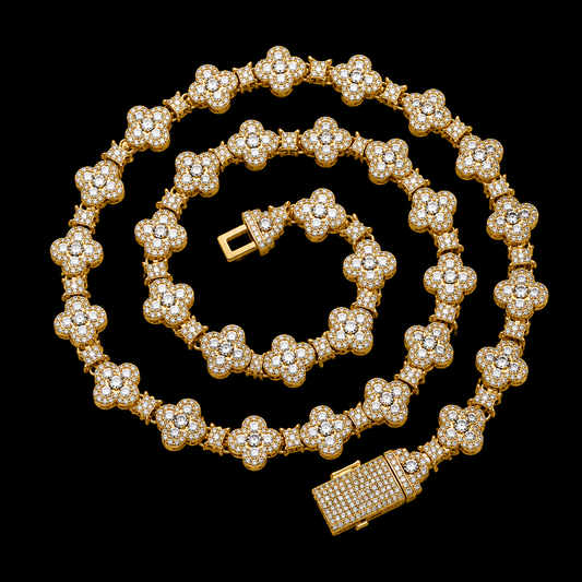 STAR CLOVER LOCK CHAIN