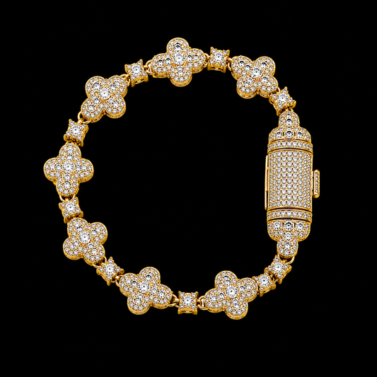 STAR CLOVER LOCK BRACELET