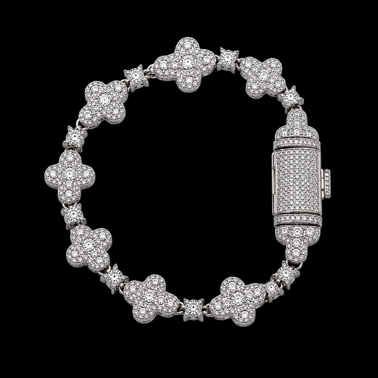 STAR CLOVER LOCK BRACELET