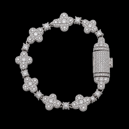 STAR CLOVER LOCK BRACELET