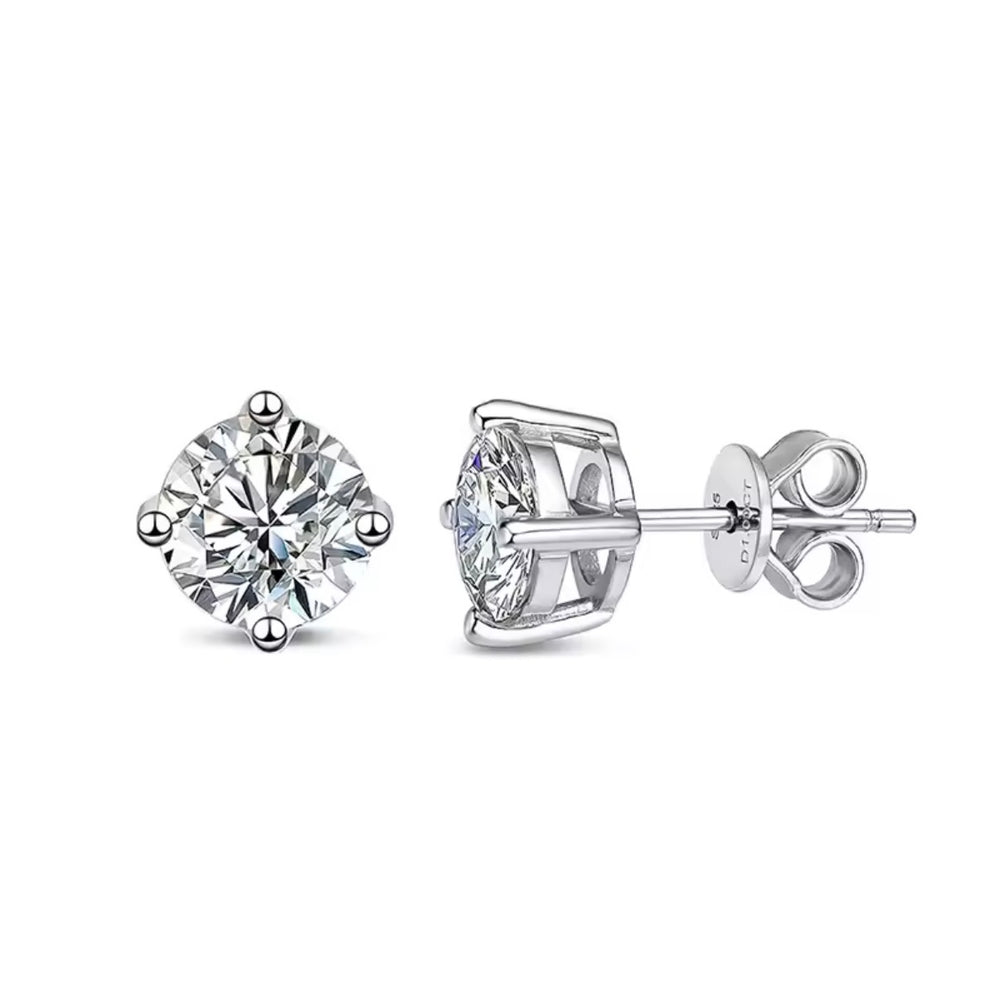 Moissanite Stud Earrings