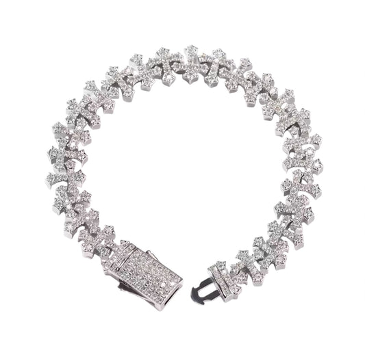 ICED CROSS BRACELETS