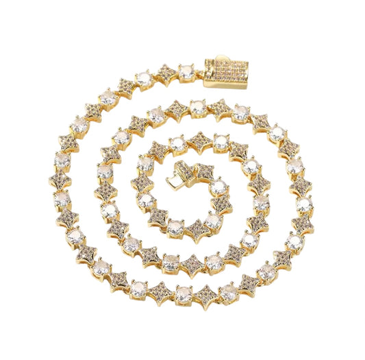 CELESTIAL ICE STAR TENNIS CHAIN